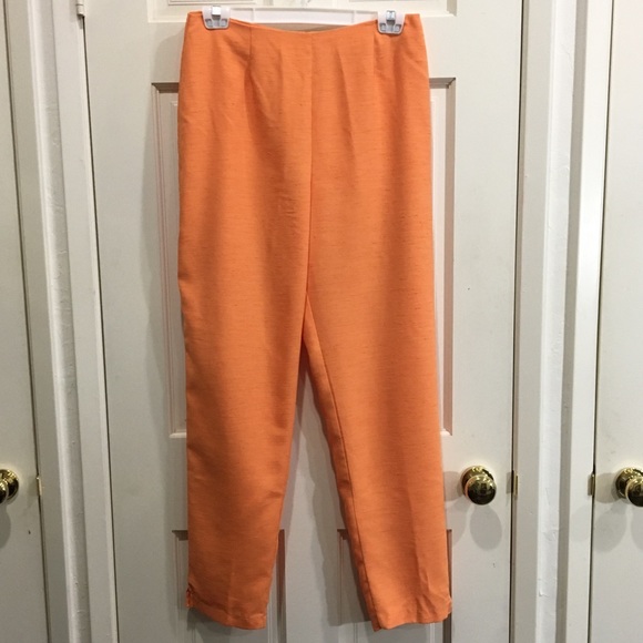 Moda Int’l Orange Tunic With Matching Pants - Picture 4 of 7